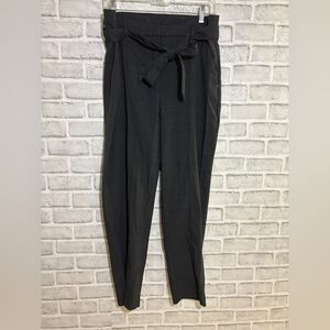 Dynamite Charcoal Tie-Waist Trousers, dress pants size 12